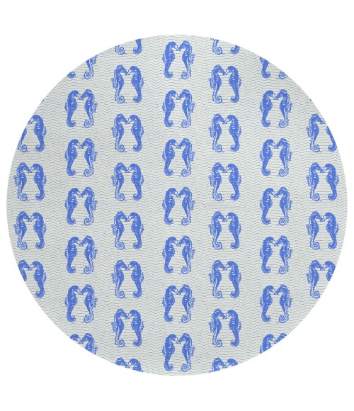 Dalyn Seabreeze SZ15 Navy Area Rug 8 ft. X 8 ft. Round