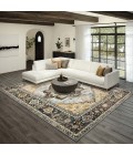 Dalyn Jericho JC2 Pewter Area Rug 8 ft. X 8 ft. Round
