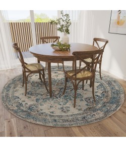 Dalyn Jericho JC6 Linen Area Rug 8 ft. X 8 ft. Round