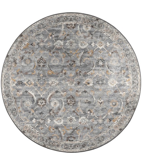 Dalyn Jericho JC4 Silver Area Rug 10 ft. X 10 ft. Round