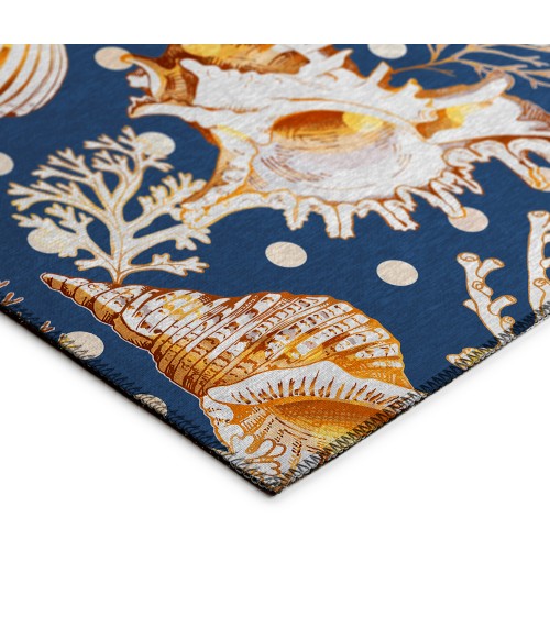 Dalyn Seabreeze SZ6 Navy Area Rug 2 ft. 3 in. X 7 ft. 6 in. Runner