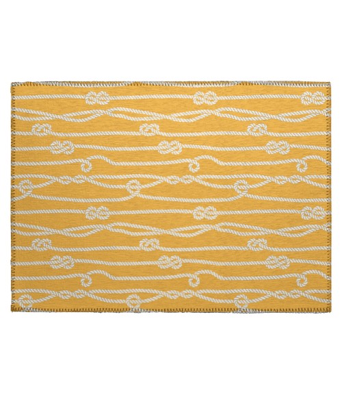 Dalyn Harbor HA7 Gold Area Rug 1 ft. 8 in. X 2 ft. 6 in. Rectangle