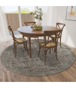 Dalyn Jericho JC10 Mushroom Area Rug 10 ft. X 10 ft. Round