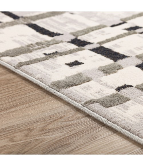 Dalyn Karma KM4 Grey Area Rug 1 ft. 8 in. X 2 ft. 6 in. Rectangle