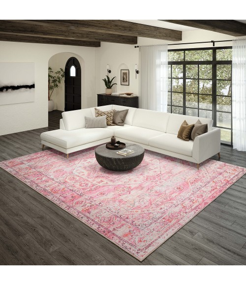 Dalyn Jericho Area Rug Dalyn Jericho JC5 Rose Area Rug 10 ft. X 10 ft. Round
