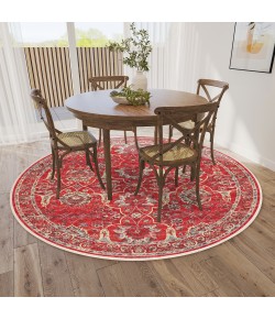 Dalyn Marbella MB5 Poppy Area Rug 6 ft. X 6 ft. Round