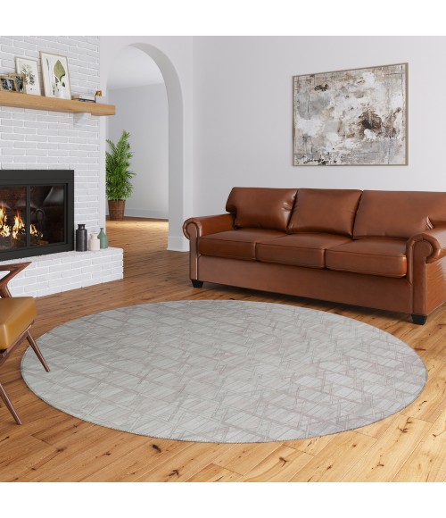 Dalyn Stetson SS4 Linen Area Rug 8 ft. X 8 ft. Round