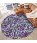 Dalyn Seabreeze SZ14 Violet Area Rug 8 ft. X 8 ft. Round