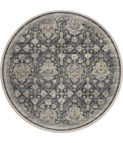 Dalyn Marbella MB4 Charcoal Area Rug 4 ft. X 4 ft. Round