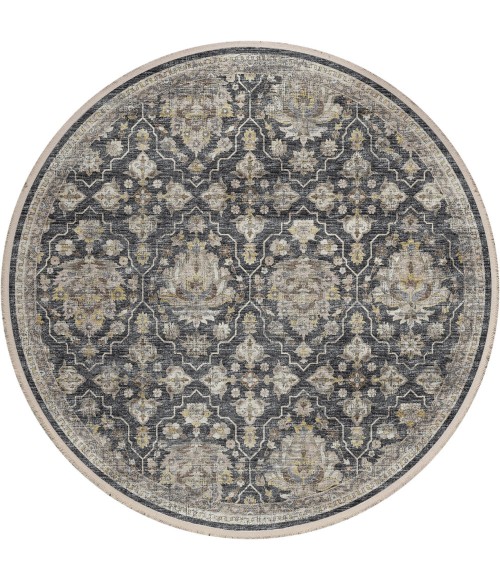 Dalyn Marbella MB4 Charcoal Area Rug 10 ft. X 10 ft. Round