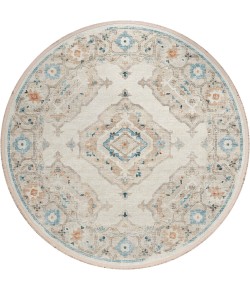 Dalyn Marbella MB1 Ivory Area Rug 10 ft. X 10 ft. Round