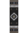 Dalyn Phoenix PH4 Black Area Rug 2 ft. 3 in. X 7 ft. 6 in. Runner