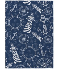 Dalyn Harbor HA9 Navy Area Rug 8 ft. X 10 ft. Rectangle