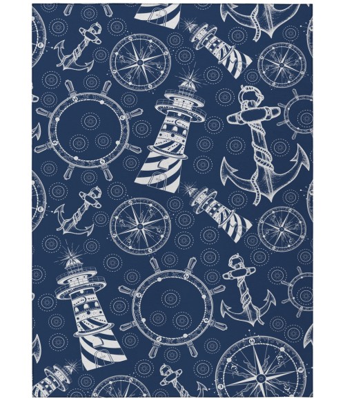 Dalyn Harbor HA9 Navy Area Rug 8 ft. X 10 ft. Rectangle