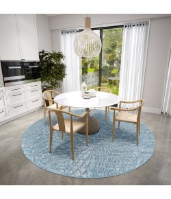 Dalyn Winslow WL2 Indigo Area Rug 10 ft. X 10 ft. Round