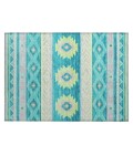 Dalyn Phoenix PH3 Teal Area Rug 1 ft. 8 in. X 2 ft. 6 in. Rectangle
