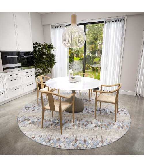 Dalyn Winslow WL5 Taupe Area Rug 8 ft. X 8 ft. Round