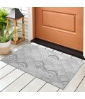 Dalyn Seabreeze SZ2 Silver Area Rug 1 ft. 8 in. X 2 ft. 6 in. Rectangle