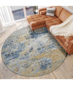 Dalyn Camberly CM4 Navy Area Rug 8 ft. X 8 ft. Round