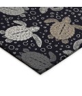 Dalyn Seabreeze SZ13 Black Area Rug 8 ft. X 8 ft. Round