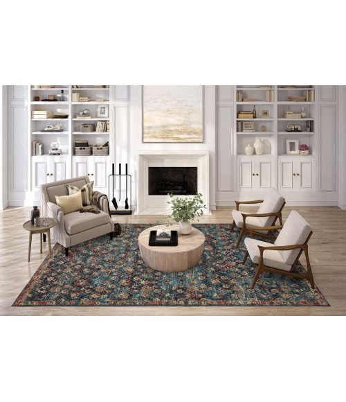 Dalyn Jericho Area Rug Dalyn Jericho JC8 Navy Area Rug 10 ft. X 10 ft. Round