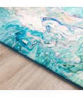 Dalyn Kikiamo KK4 Lagoon Area Rug 8 ft. X 8 ft. Round