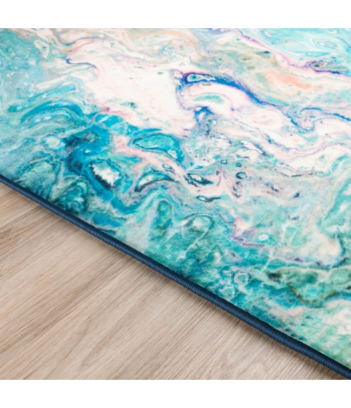 Dalyn Kikiamo KK4 Lagoon Area Rug 8 ft. X 8 ft. Round