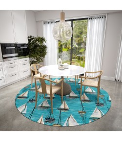 Dalyn Harbor HA8 Sky Area Rug 8 ft. X 8 ft. Round