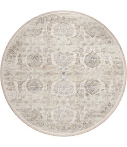 Dalyn Marbella MB5 Ivory Area Rug 6 ft. X 6 ft. Round