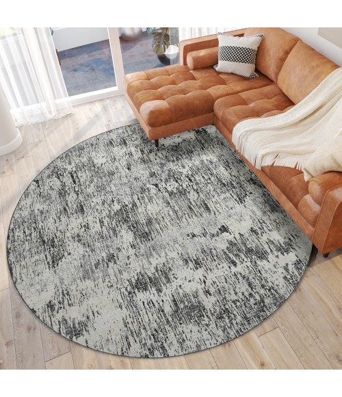 Dalyn Camberly CM1 Graphite Area Rug 8 ft. X 8 ft. Round