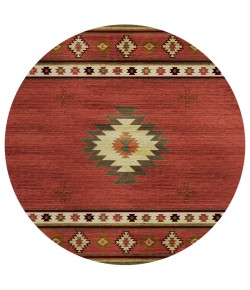 Dalyn Phoenix PH4 Paprika Area Rug 8 ft. X 8 ft. Round