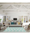 Dalyn Seabreeze Area Rug Dalyn Seabreeze SZ15 Teal Area Rug 9 ft. X 12 ft. Rectangle