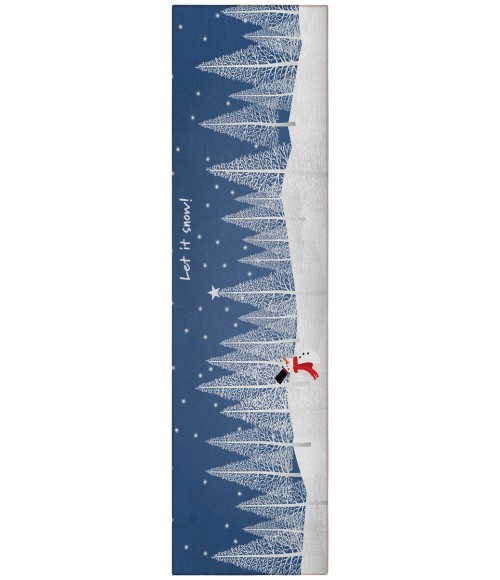 Dalyn Wonderland Area Rug Dalyn Wonderland WN12 Navy Area Rug 2 ft. 3 in. X 7 ft. 6 in. Runner