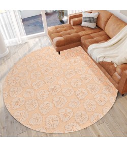 Dalyn Seabreeze SZ10 Peach Area Rug 8 ft. X 8 ft. Round