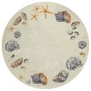 Dalyn Seabreeze SZ9 Ivory Area Rug 8 ft. X 8 ft. Round