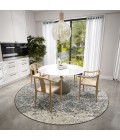 Dalyn Winslow WL3 Graphite Area Rug 8 ft. X 8 ft. Round