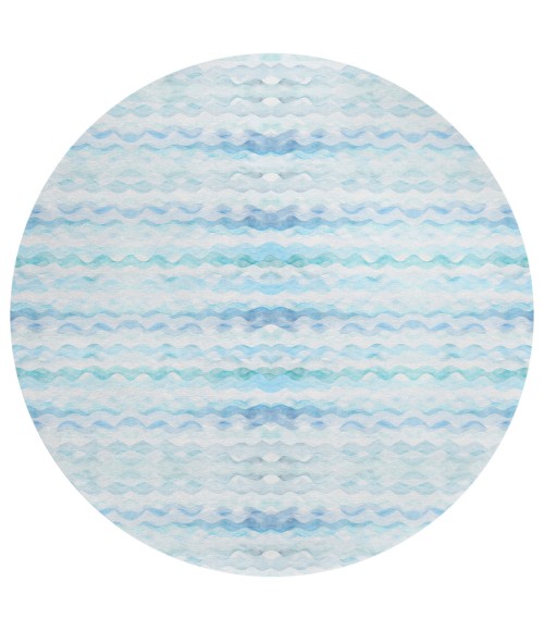 Dalyn Seabreeze SZ16 Denim Area Rug 8 ft. X 8 ft. Round