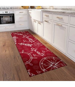 Dalyn Harbor HA9 Red Area Rug 2 ft. 3 in. X 7 ft. 6 in. Runner