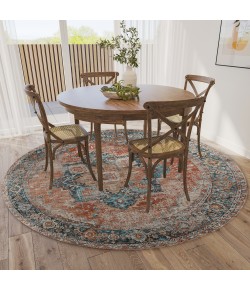 Dalyn Jericho JC2 Spice Area Rug 6 ft. X 6 ft. Round