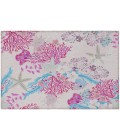 Dalyn Seabreeze SZ1 Blush Area Rug 1 ft. 8 in. X 2 ft. 6 in. Rectangle