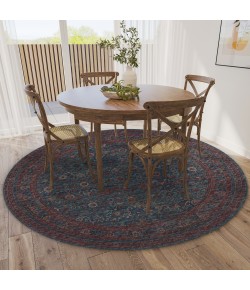 Dalyn Jericho JC7 Navy Area Rug 10 ft. X 10 ft. Round
