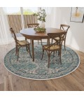 Dalyn Marbella MB5 Mineral Blue Area Rug 6 ft. X 6 ft. Round