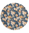 Dalyn Seabreeze SZ6 Navy Area Rug 8 ft. X 8 ft. Round