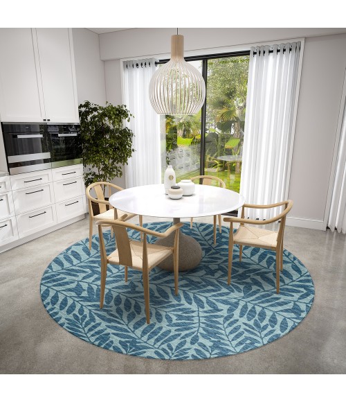Dalyn Sedona SN5 Denim Area Rug 4 ft. X 4 ft. Round
