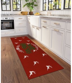 Dalyn Wonderland WN6 Red Area Rug 2 ft. 3 in. X 7 ft. 6 in. Runner