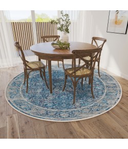 Dalyn Marbella MB2 Navy Area Rug 10 ft. X 10 ft. Round
