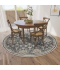 Dalyn Marbella MB4 Charcoal Area Rug 10 ft. X 10 ft. Round