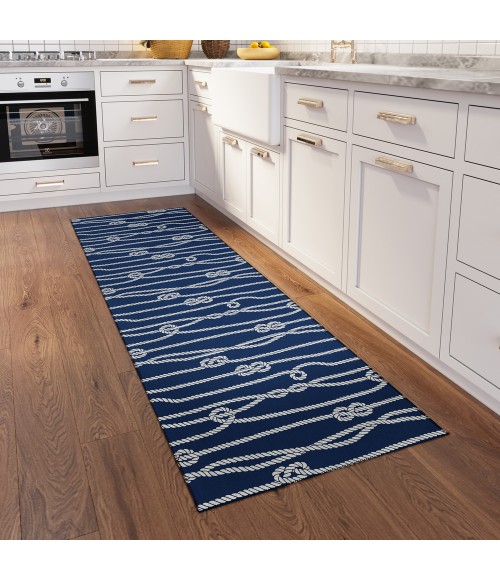 Dalyn Harbor HA7 Navy Area Rug 2 ft. 3 in. X 7 ft. 6 in. Runner