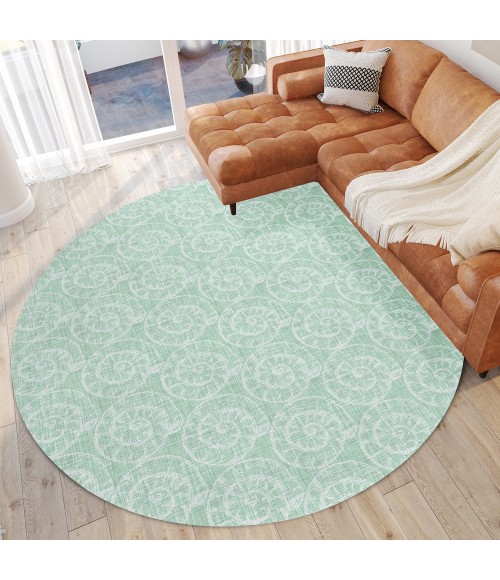 Dalyn Seabreeze Area Rug Dalyn Seabreeze SZ11 Sage Area Rug 8 ft. X 8 ft. Round