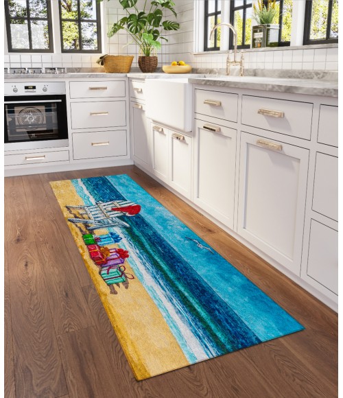 Dalyn Wonderland WN9 Ocean Area Rug 2 ft. 3 in. X 7 ft. 6 in. Runner